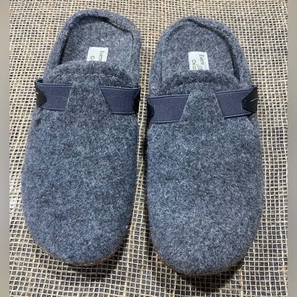 Earth Origins Jenna Felt Grey Slip-on Clogs, Sz 6.5 M, Cork Midsole, Memory Foam - Picture 1 of 7